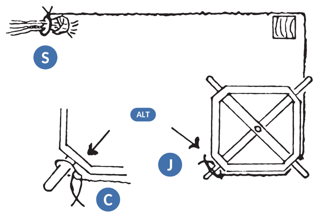 Connecting various loom parts, drawing from the Texsolv folder