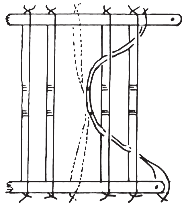 Inserting a new heddle