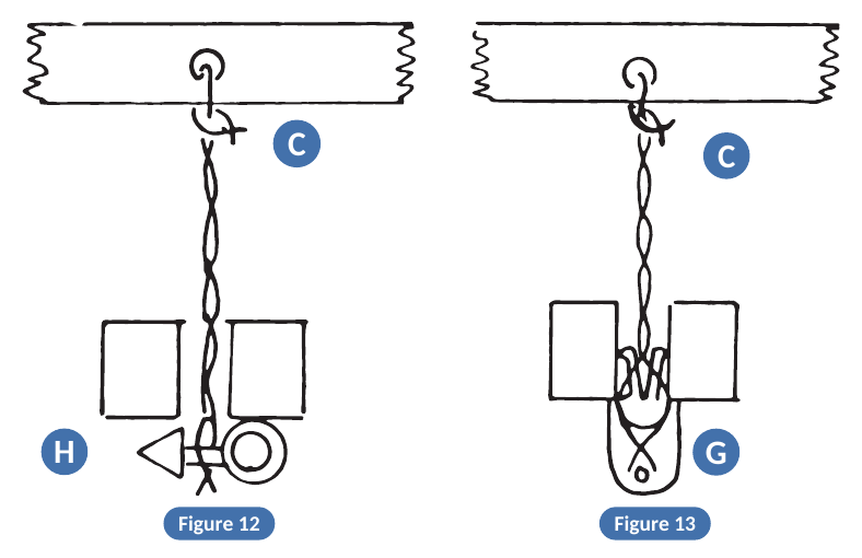 Lamm and treadle connections
